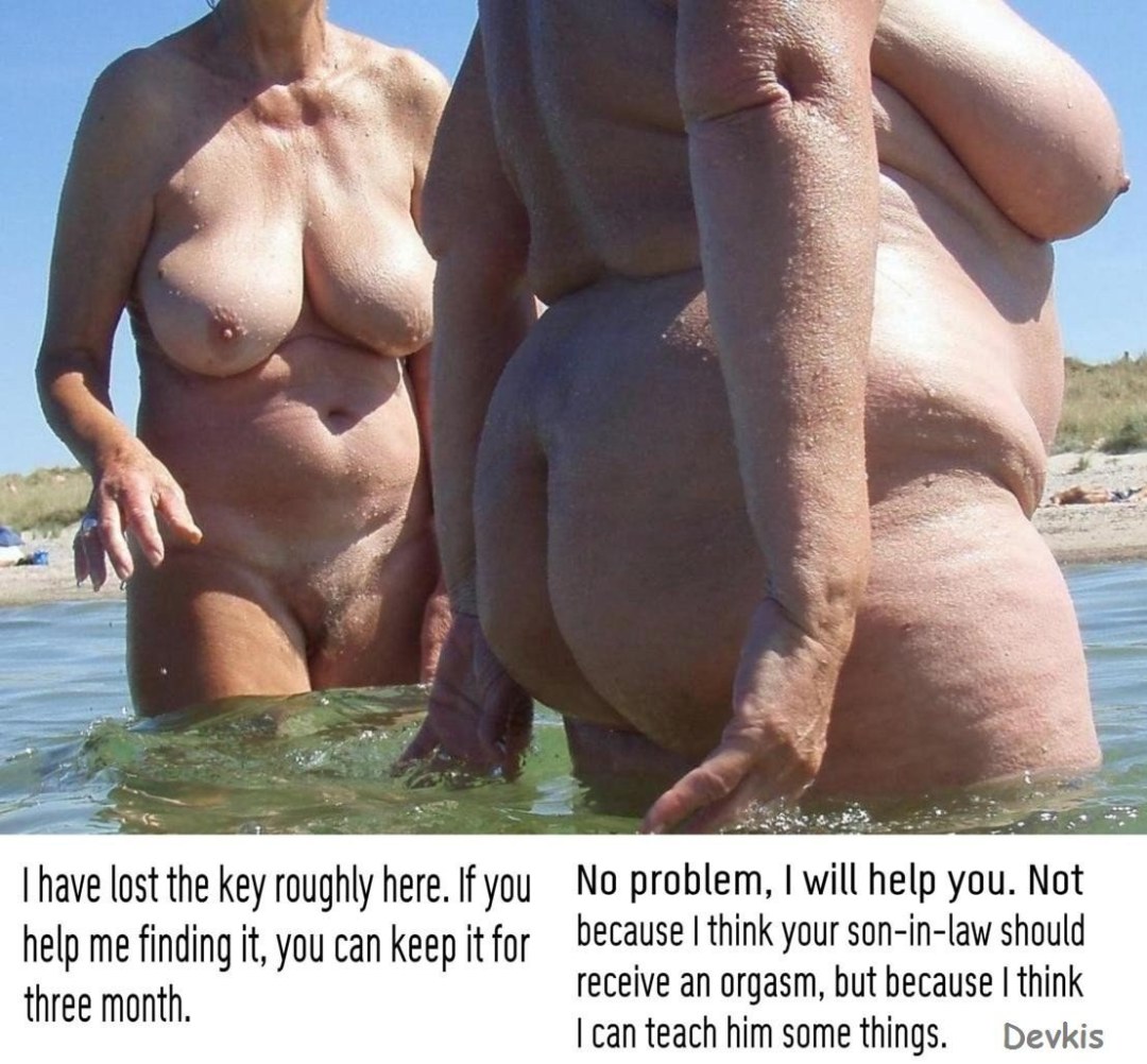 Mujeres gruesas desnudas en la playa