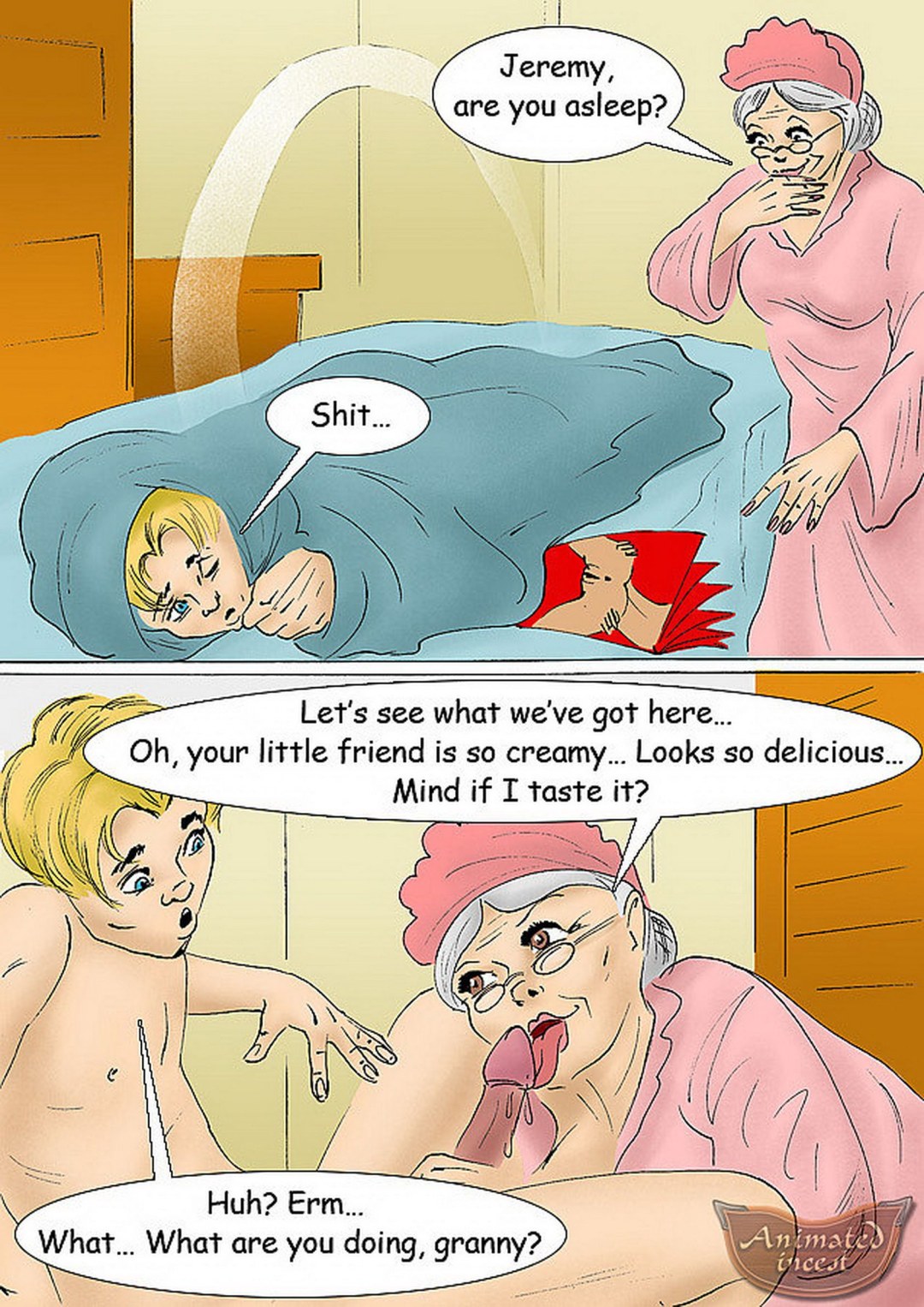 Comics eróticos con abuelas