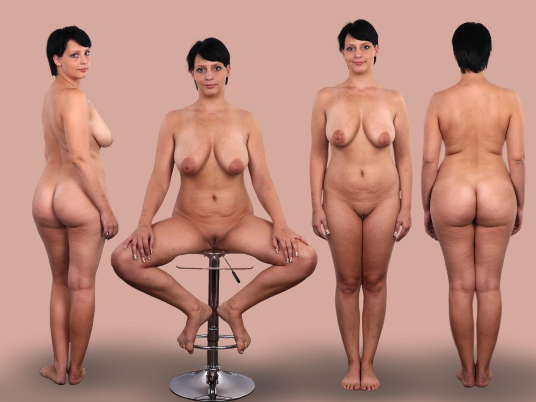 Diferentes figuras de mujeres desnudas