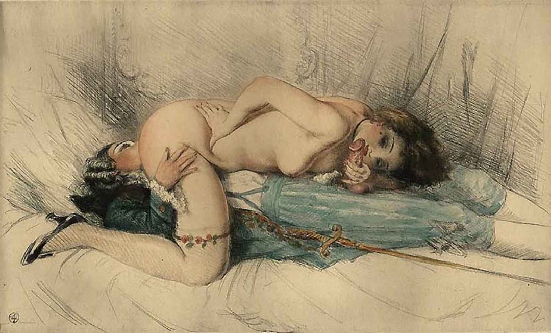 Pinturas eróticas Paul Emil Bek
