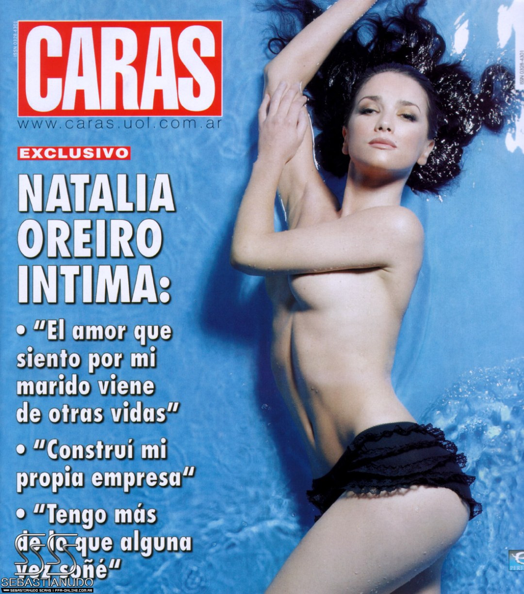 Sesión de fotos erótico de Natalia Oreiro