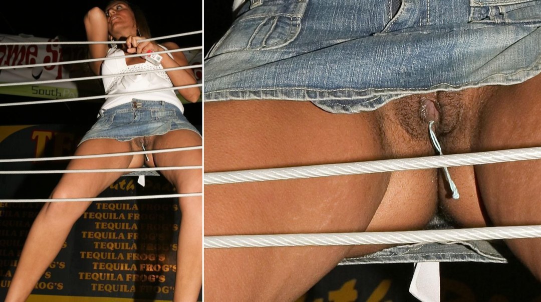La niña fue insertada por detrás de upskirt no bragas