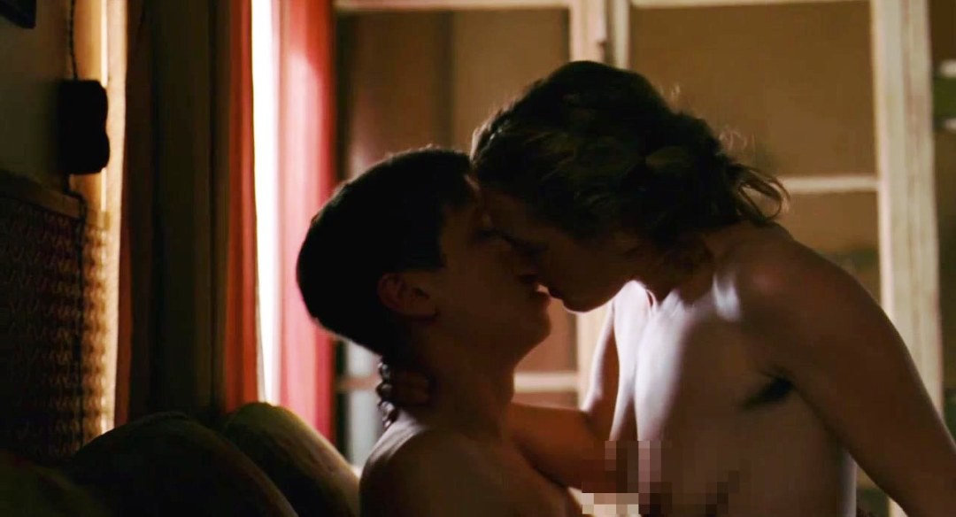 Naked Kate Winslet en el lector de películas