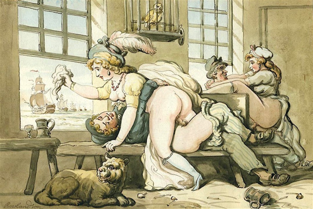 Grabados eróticos de Thomas Rowlandson