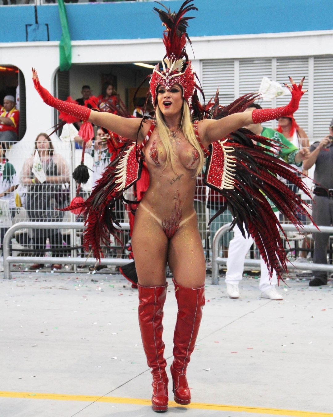 Carnaval desnudo Brasil 1986