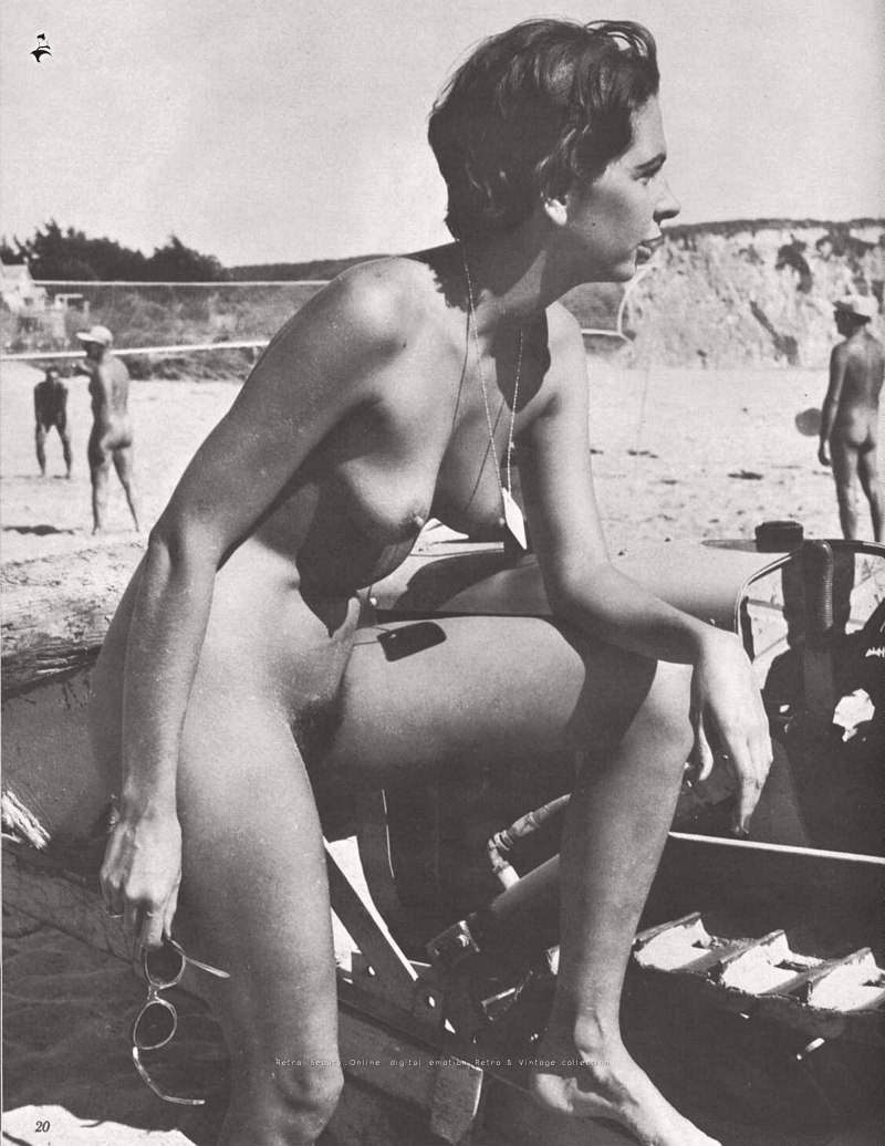 Pornografía retro en la playa