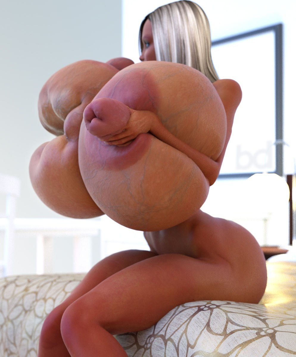Grandes tetas con pucheros