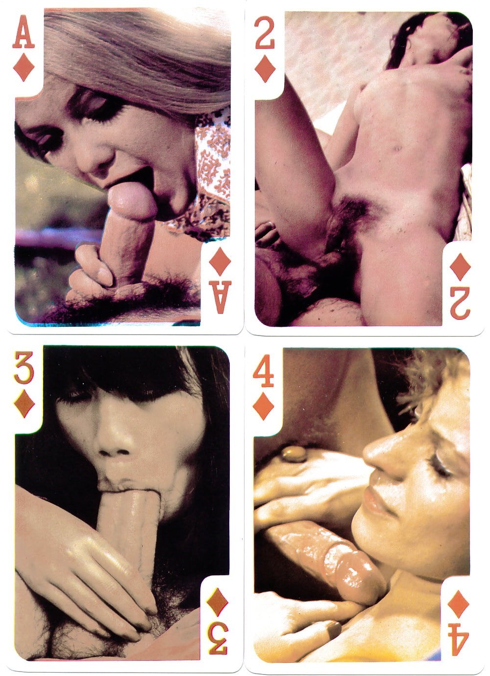 Cartas de juego eróticas