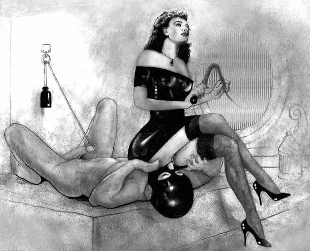 Dibujos BDSM Dominación para mujeres