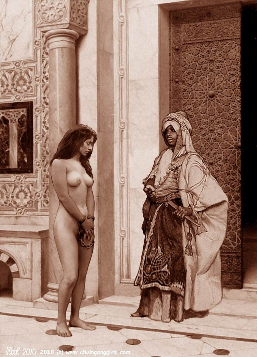 La mujer desnuda es una esclava