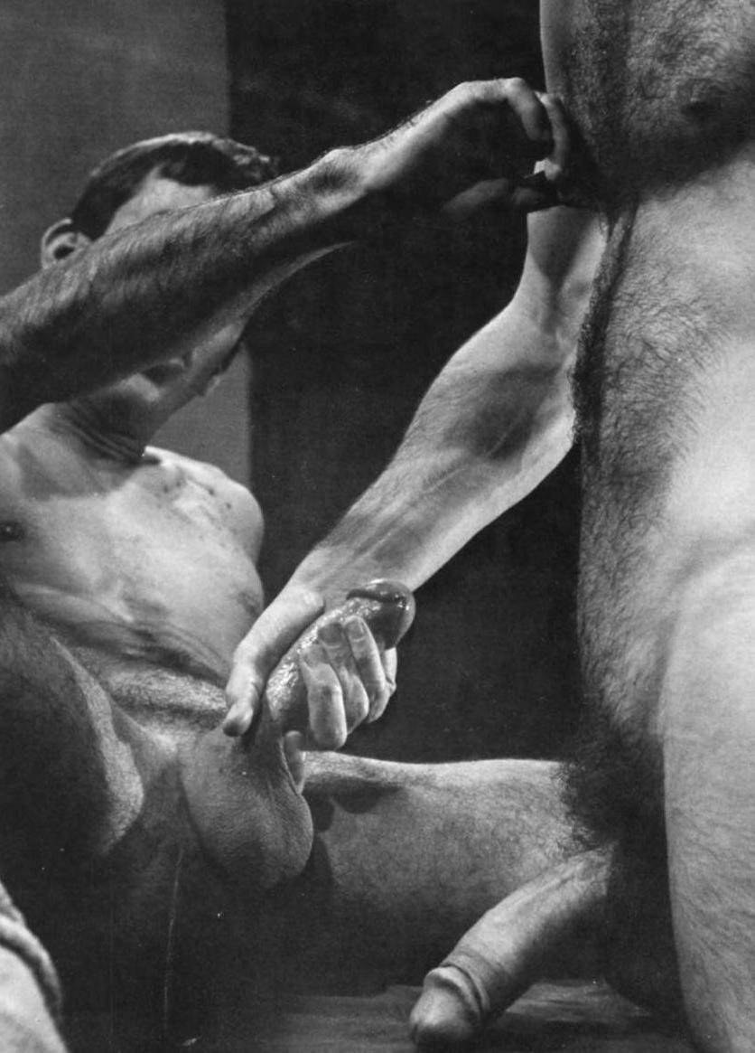 Antiguo porno gay en blanco y negro