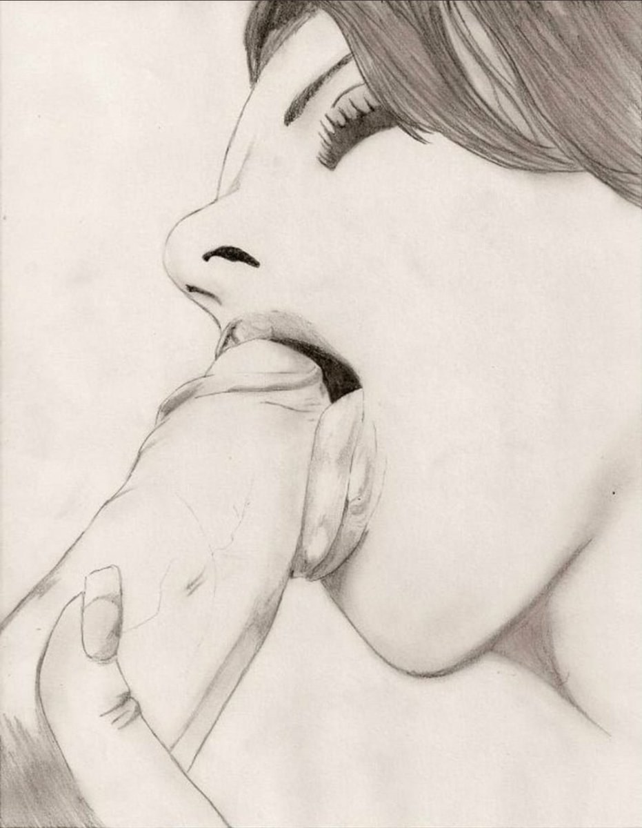 Dibujos de mamada con un lápiz