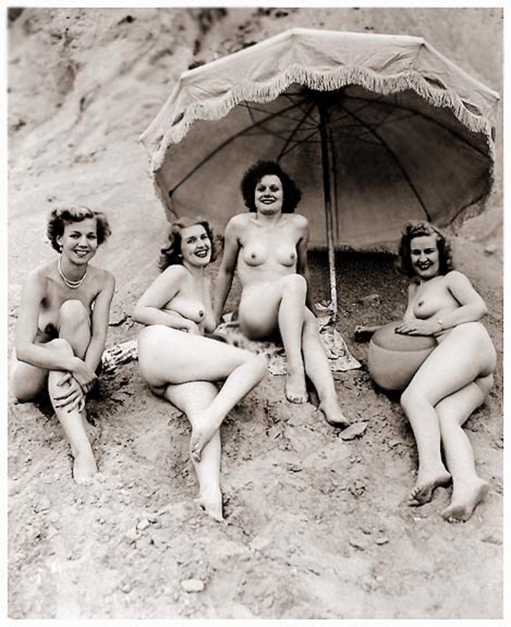 Naturismo familiar retro