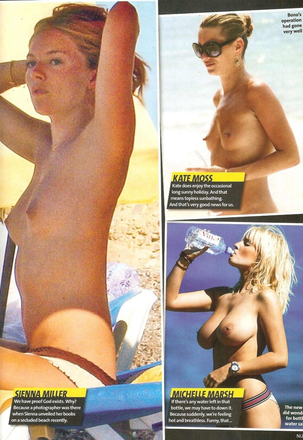Las celebridades encendieron su pecho desnudo