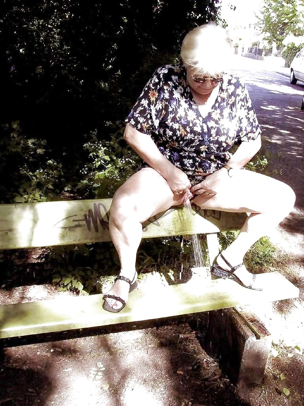 Abuelas japonesas meando