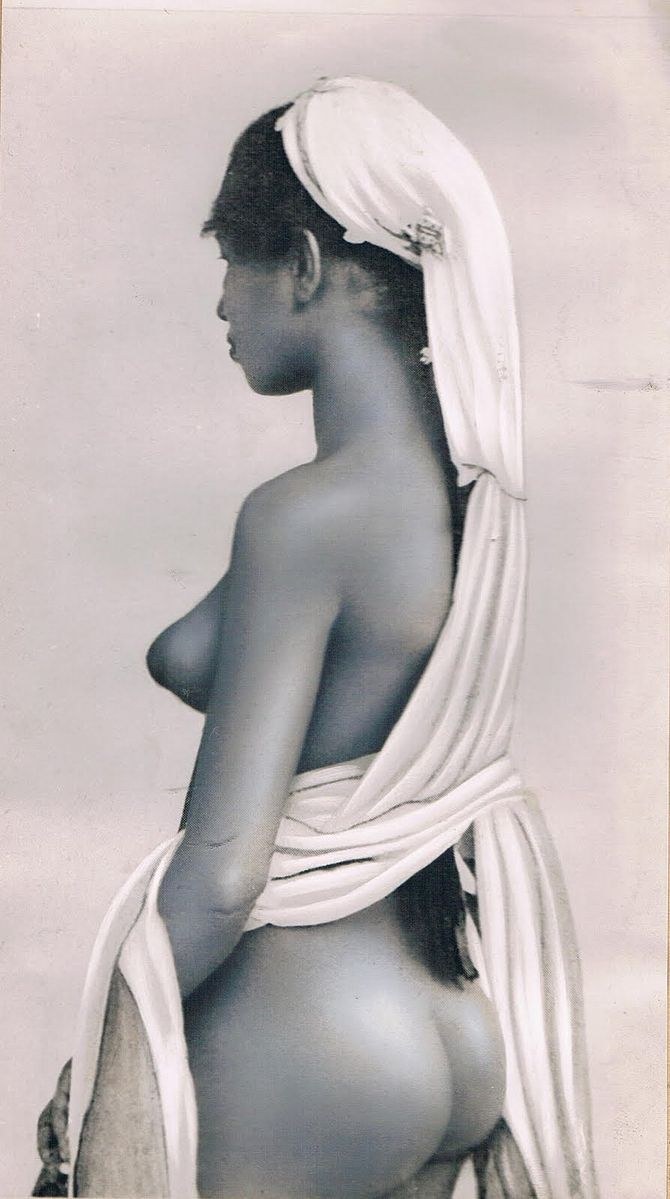 Mujeres desnudas retro árabe
