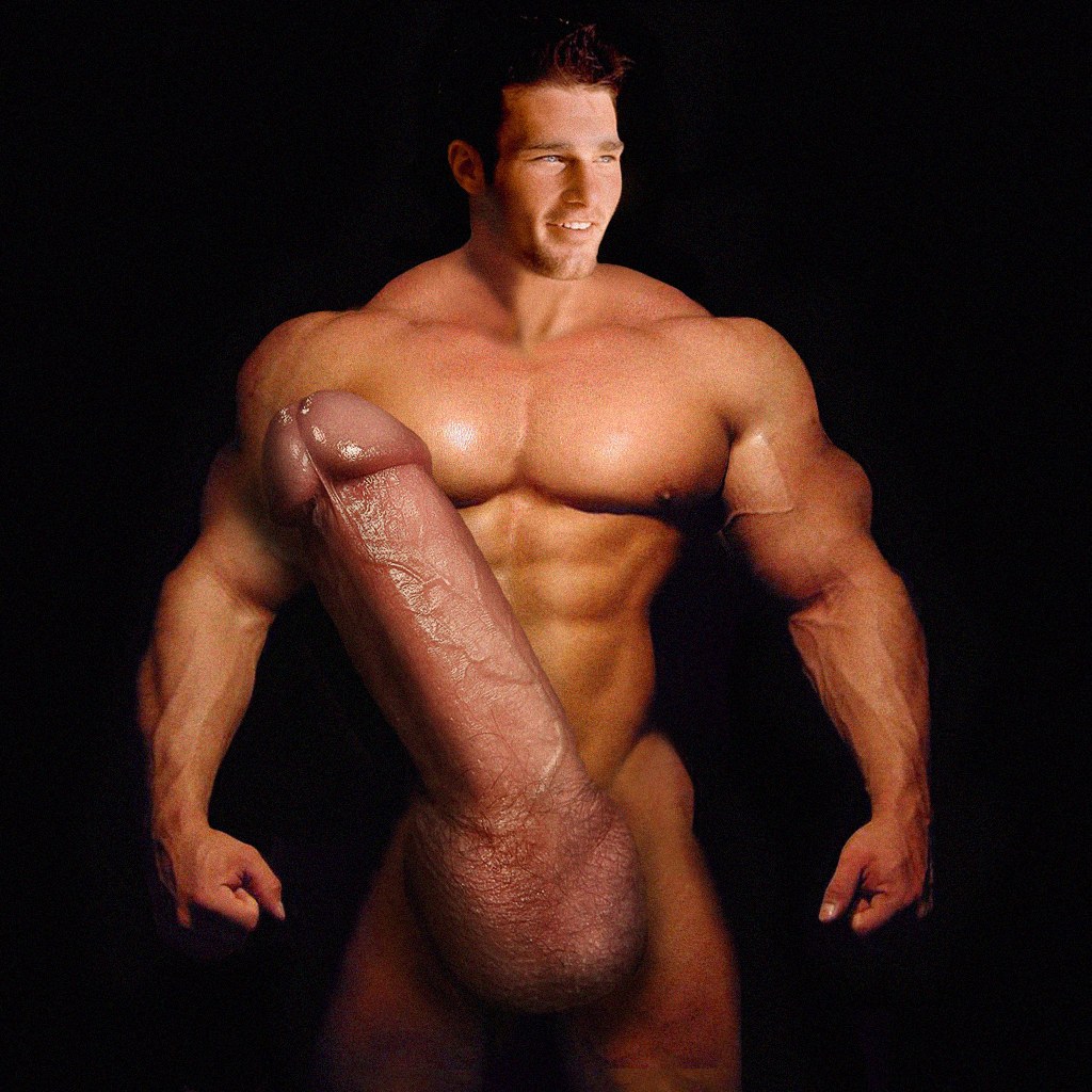 Musculoso con un pene grande
