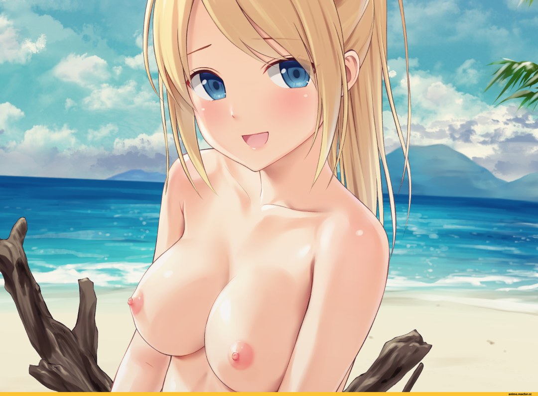Anime tetas desnudas en la playa