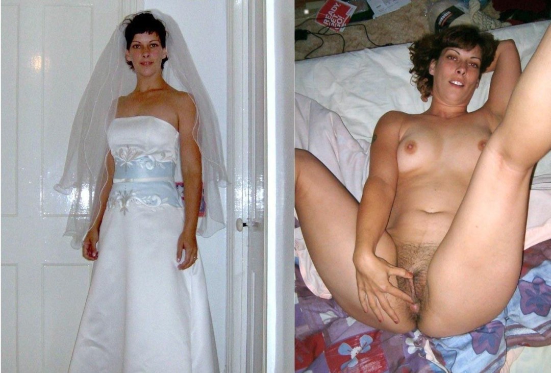 Mujeres desnudas después de la boda