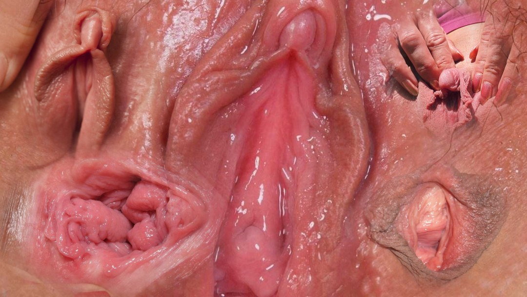 La hermosa vagina es grande