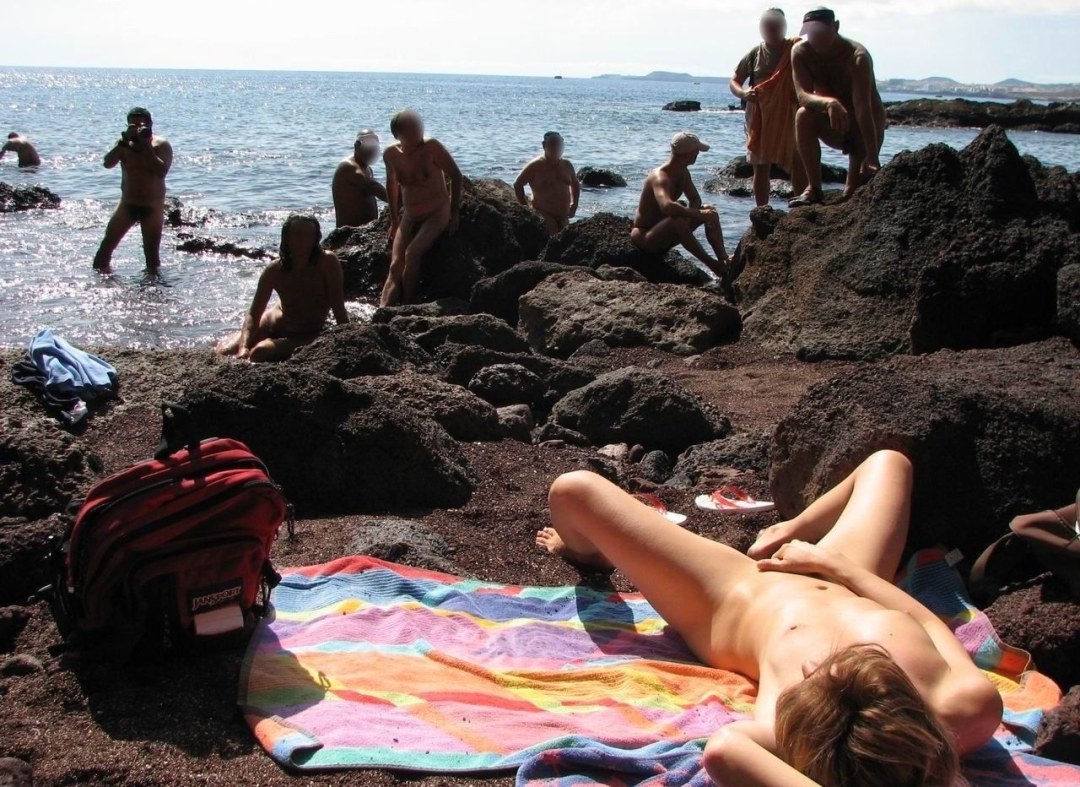 Playa nudic familiar