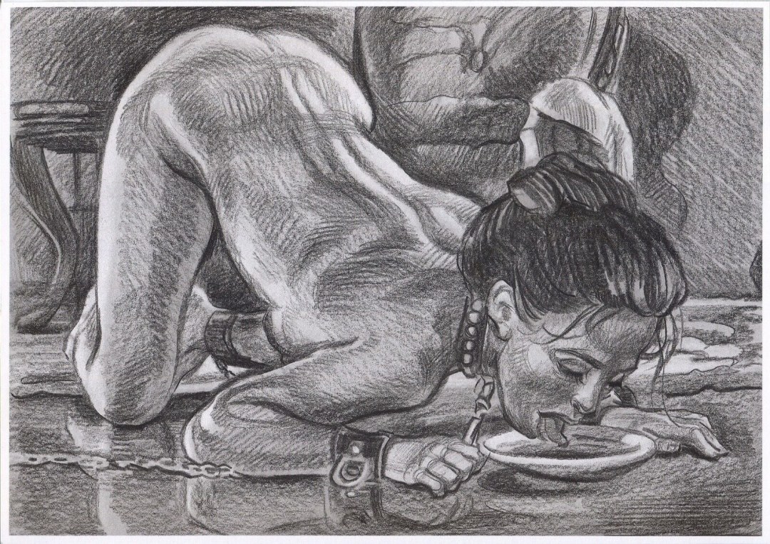 Bdsm japonés con un lápiz