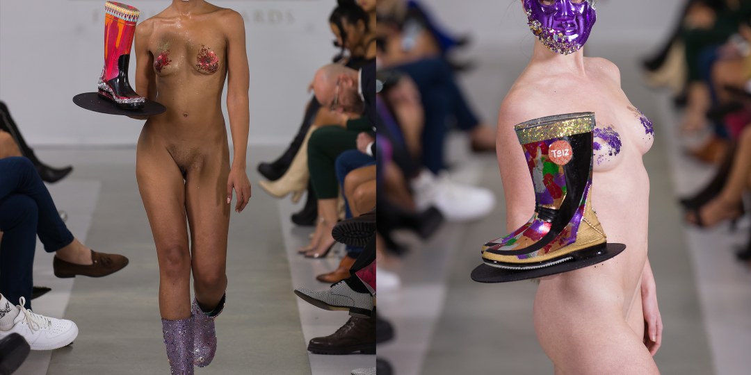 Moda de moda de mujeres desnudas