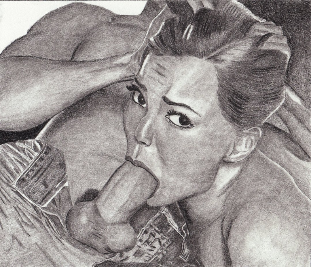 Dibujos de mamada con un lápiz