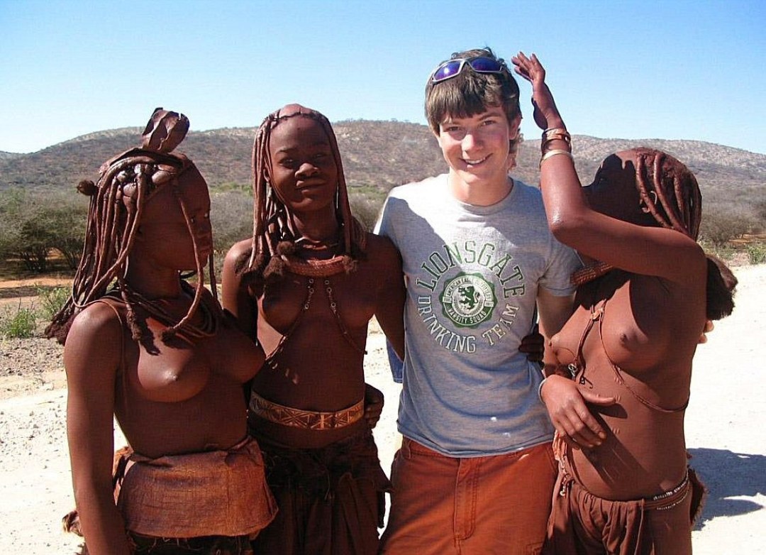 Copas blancas en la tribu africana
