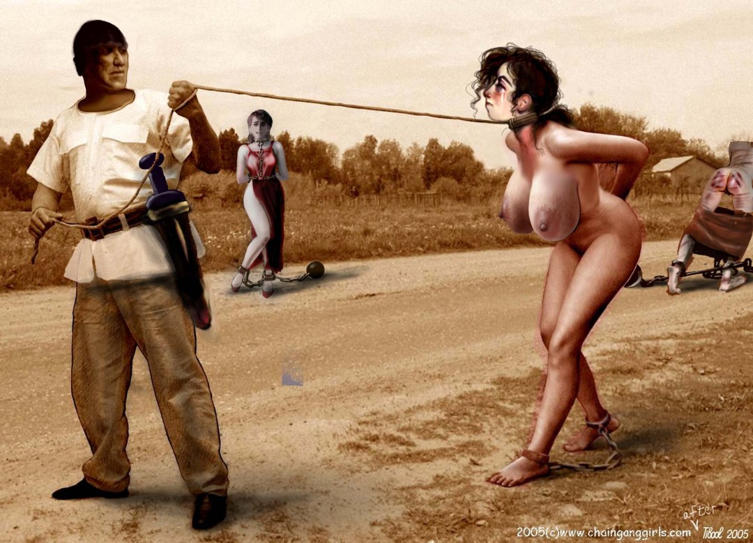 Bdsm esclavos desnudos en plantaciones