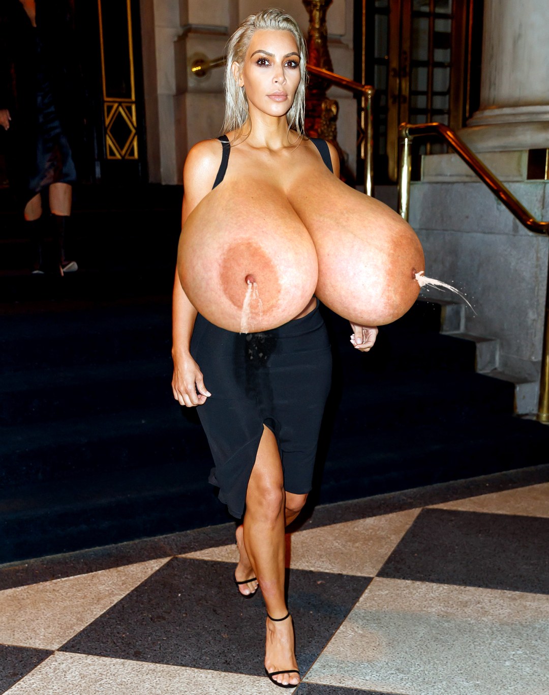 Enormes tetas de silicona