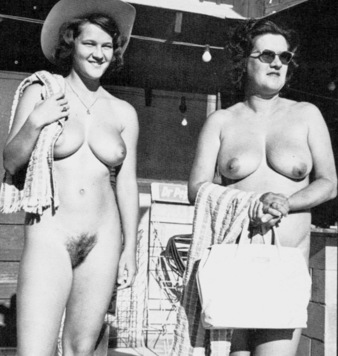 Nudista retro BBW