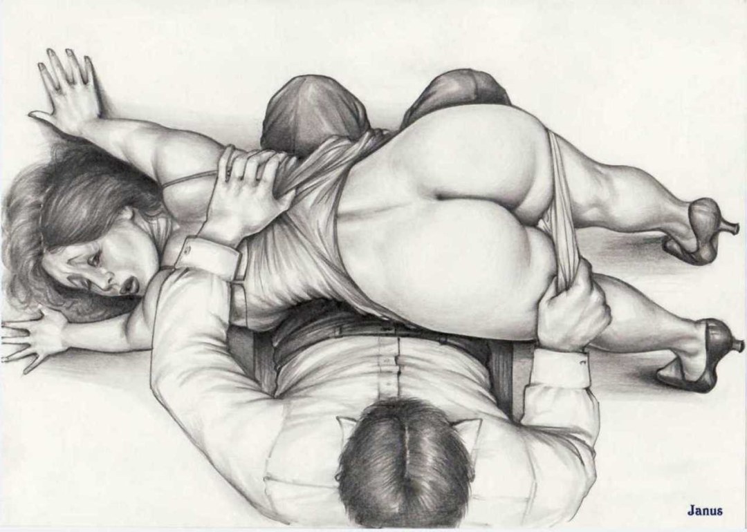 Dibujos pornográficos con un lápiz