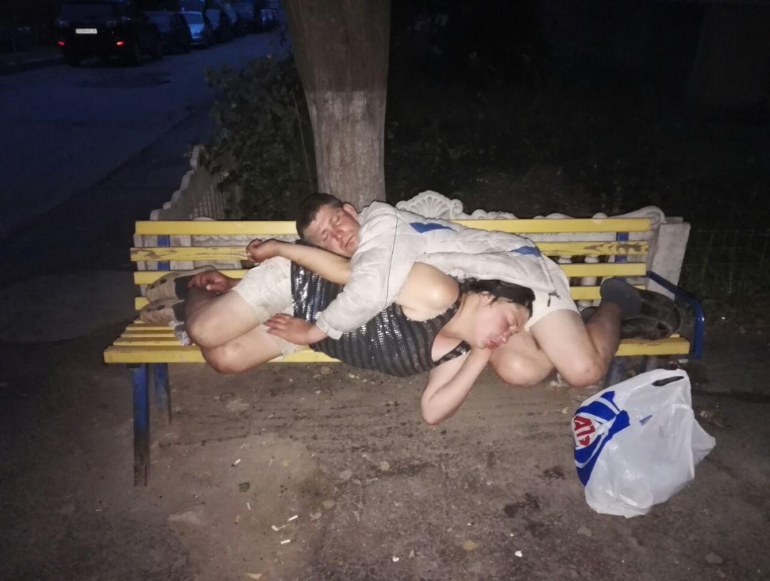 Borracho en la calle