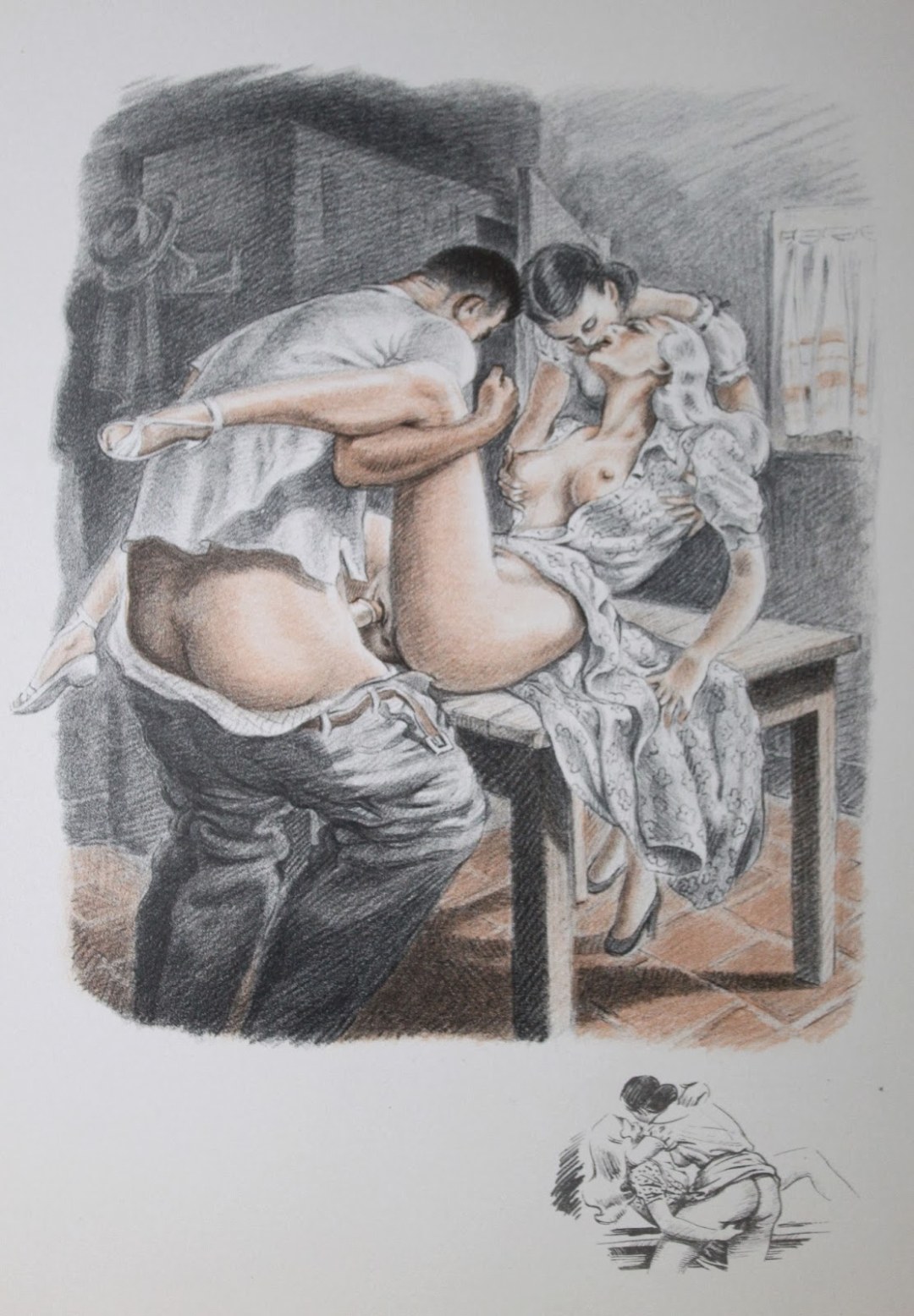 Viejos dibujos eróticos
