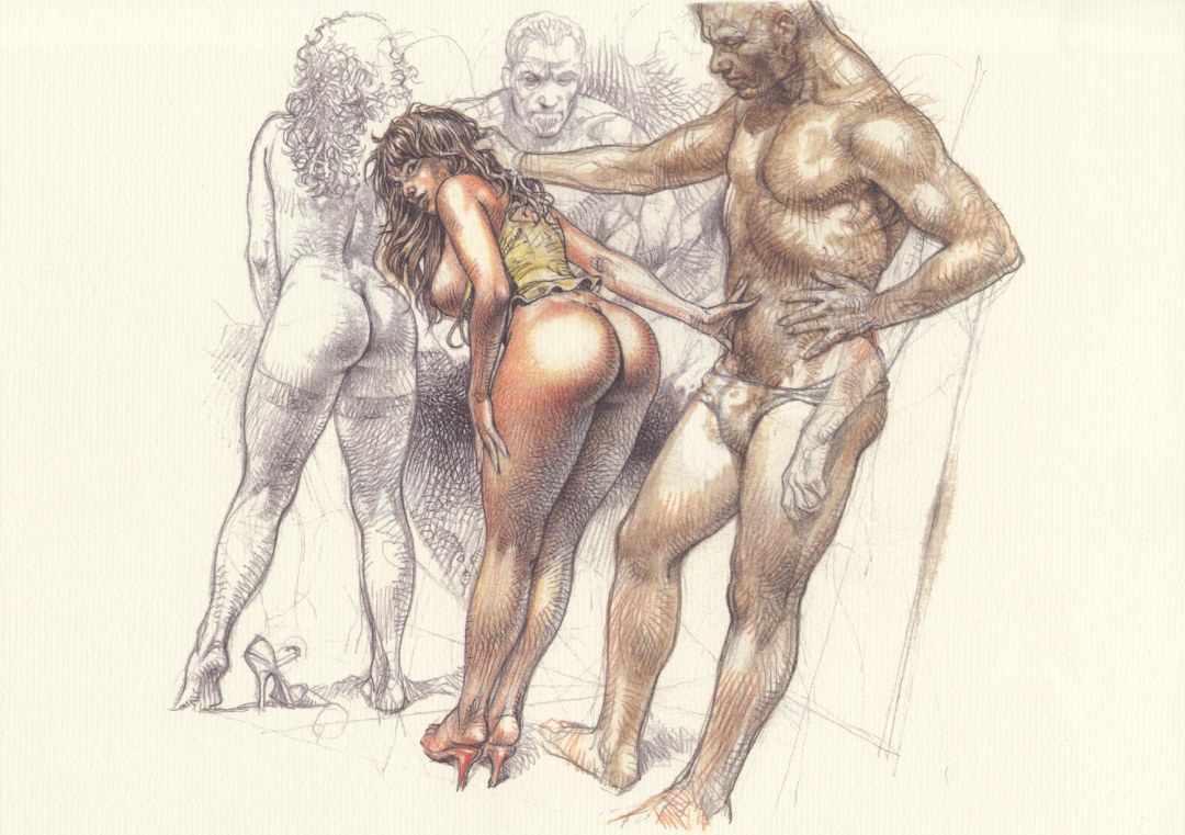 Dibujos de Paolo Serpiers anal