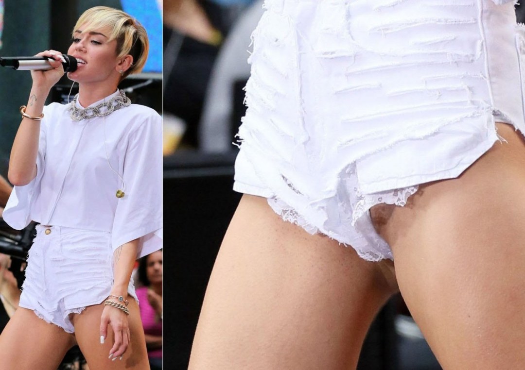 Miley Cyrus sin bragas