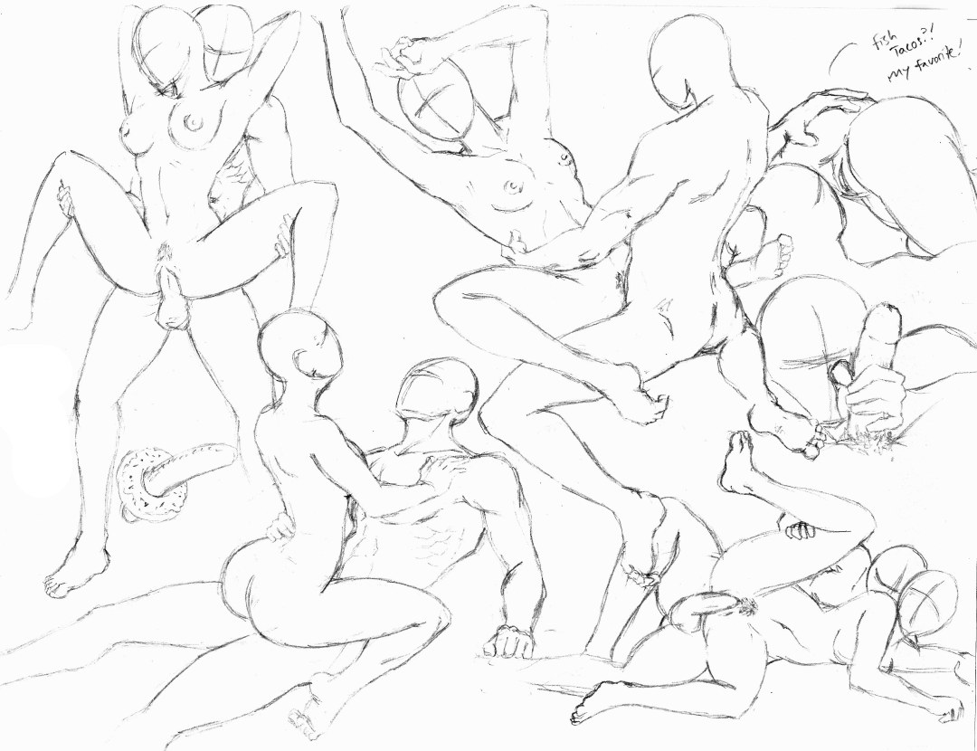 Las referencias posan para dibujar hentai