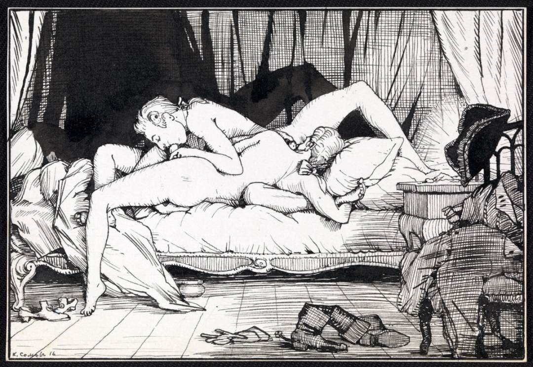 Grabados eróticos de Thomas Rowlandson