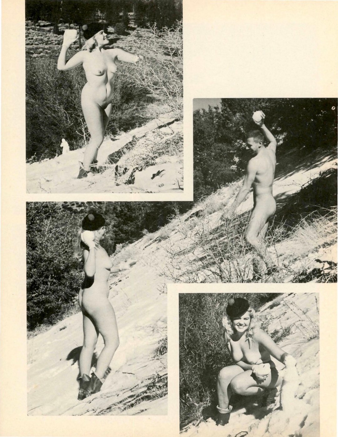 Una selección de revistas sobre el nudismo