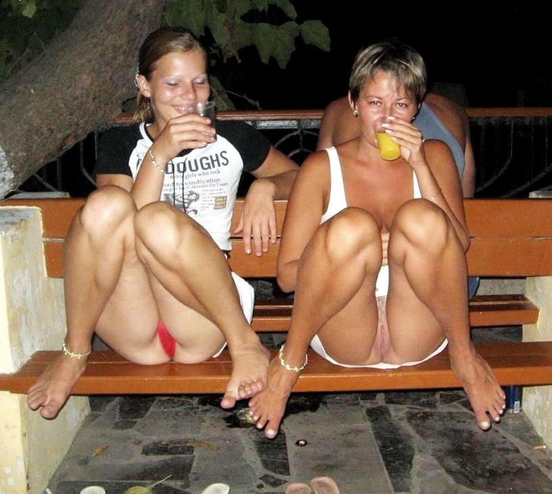 Chicas borrachas sin bragas