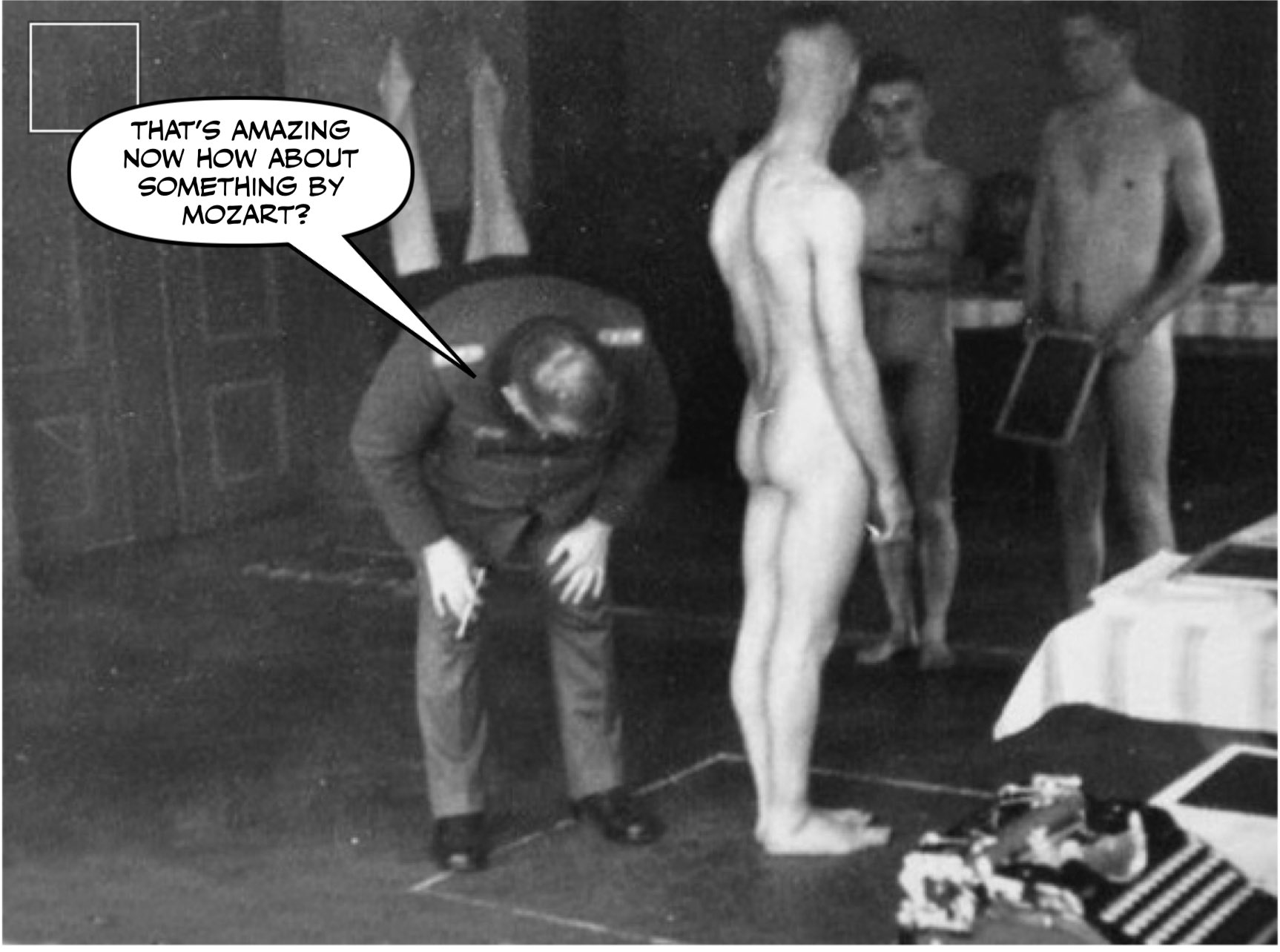 German soldiers naked