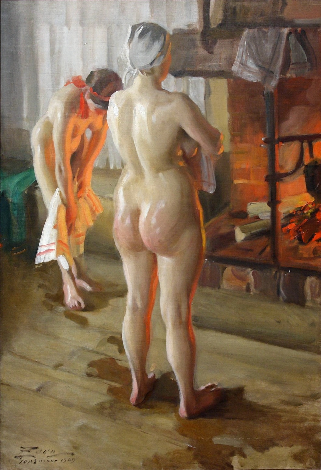 Андерс Цорн after the Bath