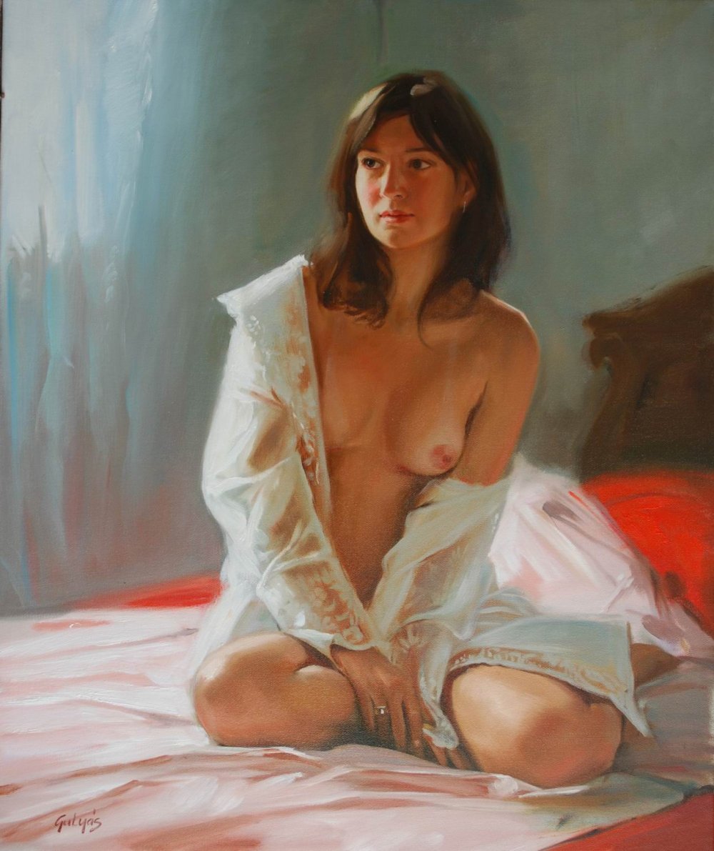 Художник Laszlo Gulyas Венгрия nude