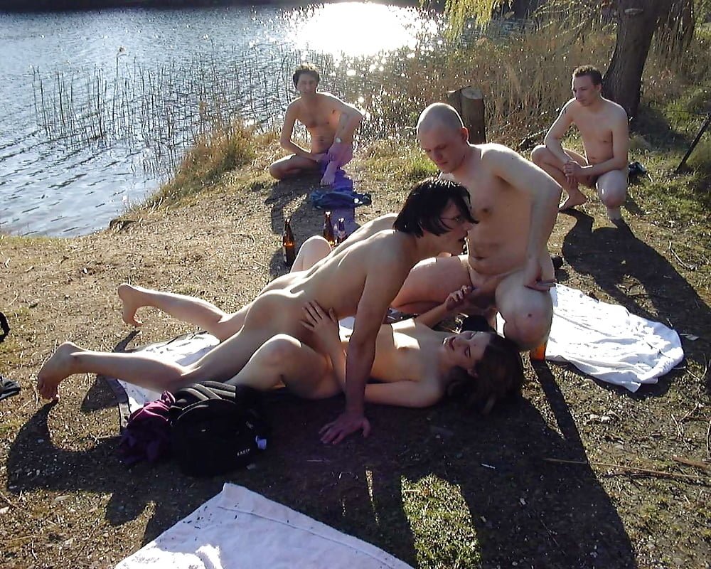 Свингеры на нудиском пляже