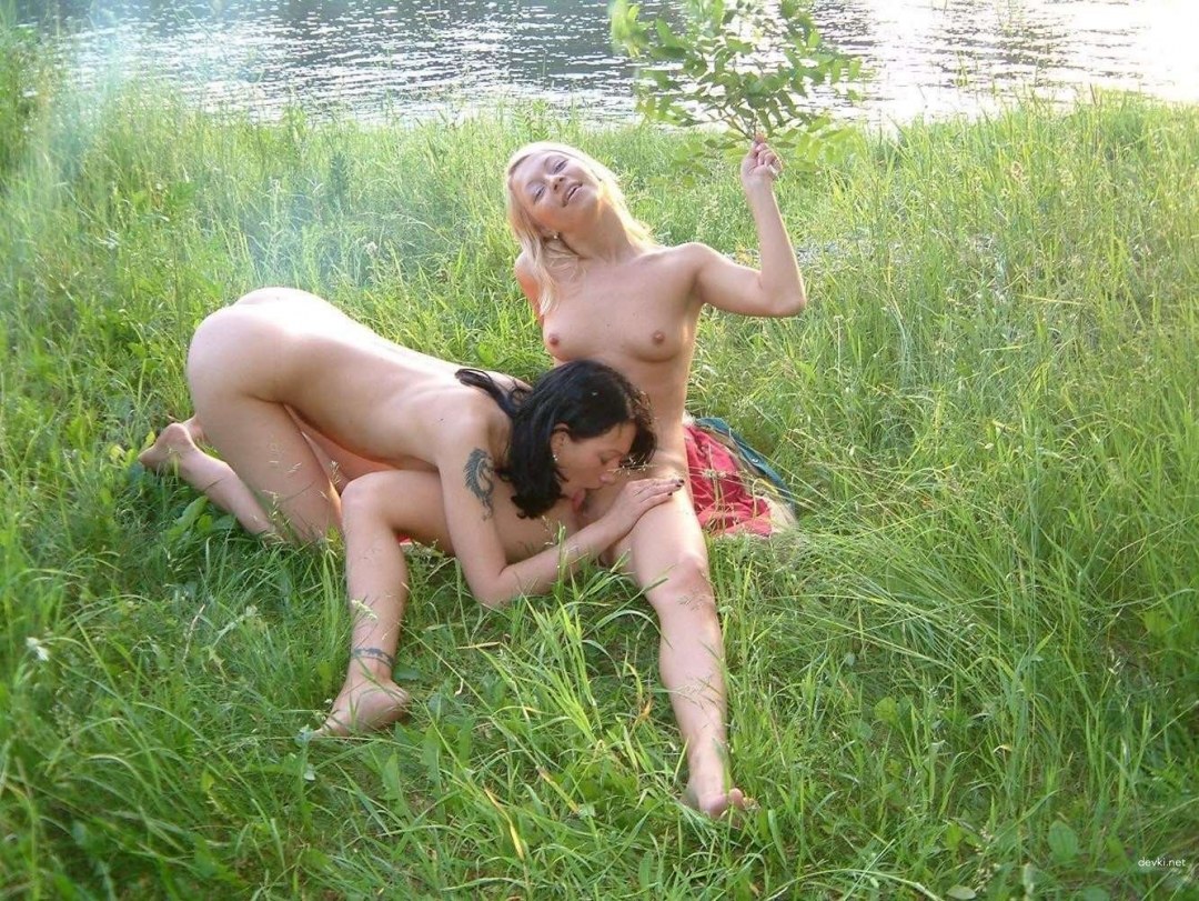 Красивый трах на озере