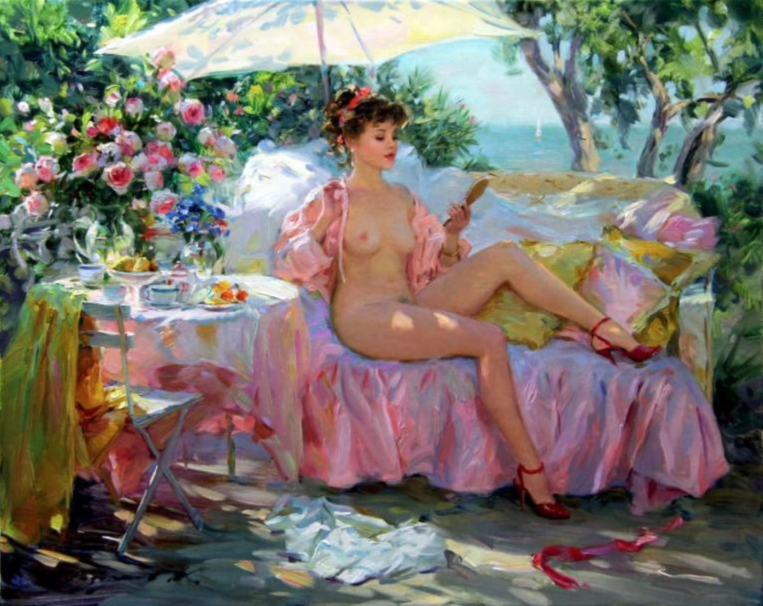 Спанкинг художник Константин Разумов Konstantin Razumov