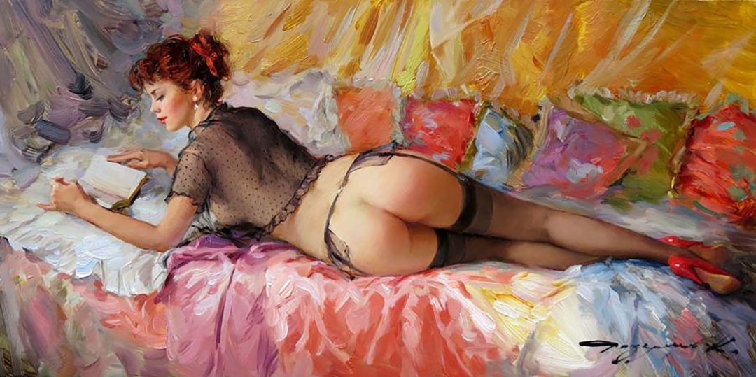 Спанкинг художник Константин Разумов Konstantin Razumov