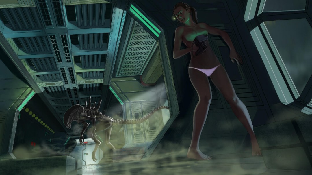 Элен Рипли Alien Isolation секси