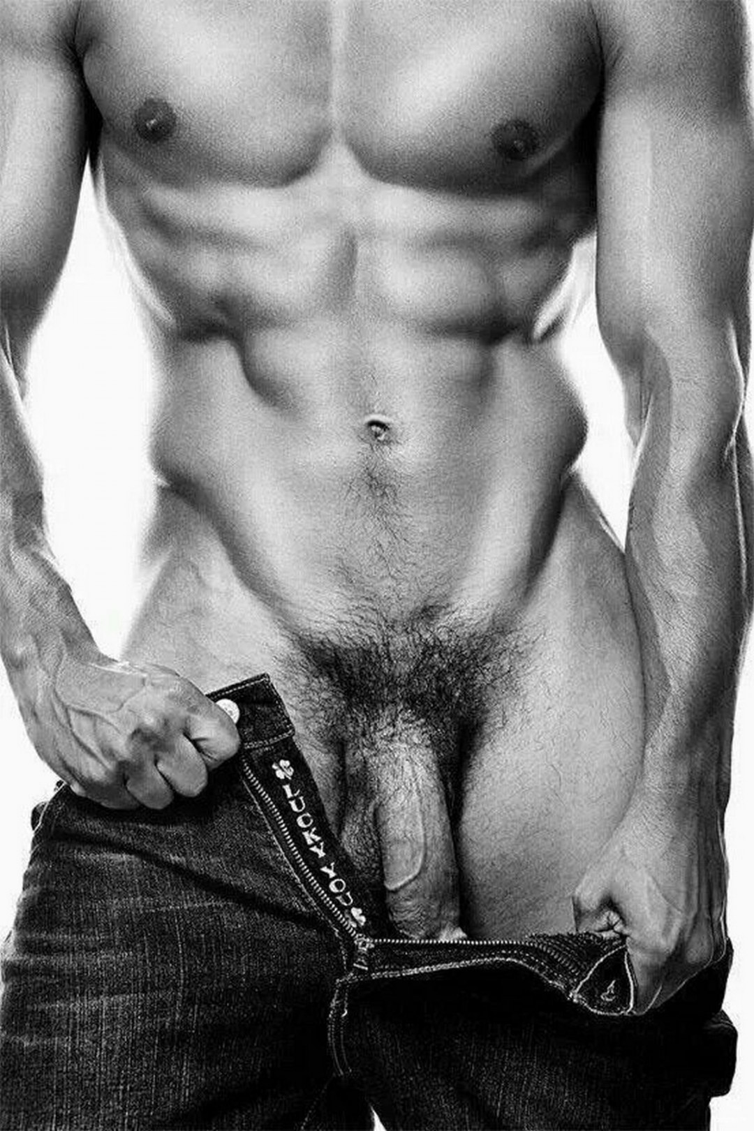Мужская ню фотосессия с членом